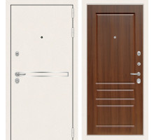 Входная металлическая дверь МДФ - Белый МДФ внутри КММБ-002