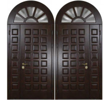 Металлическая дверь арочная МДФ (с двух сторон) -1 КММА-001